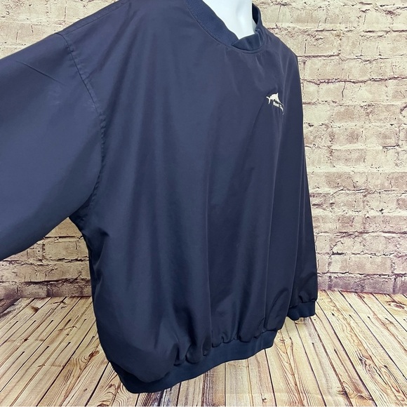 Vantage Blue Fishing Reel Therapy Embroidered Lined Pullover Jacket - Picture 3 of 13